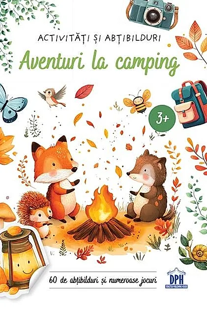 Aventuri la camping - Activități și abțibilduri