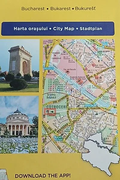 Harta orașului București