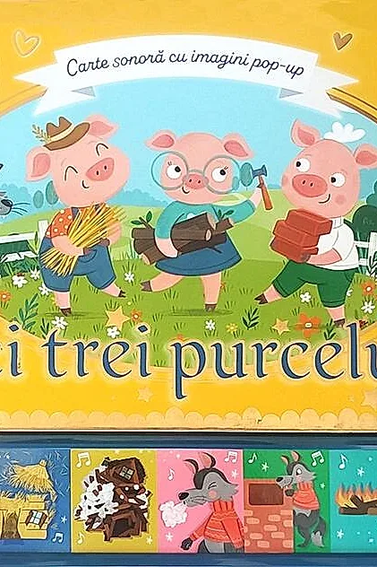 Cei trei purceluși. Carte sonoră