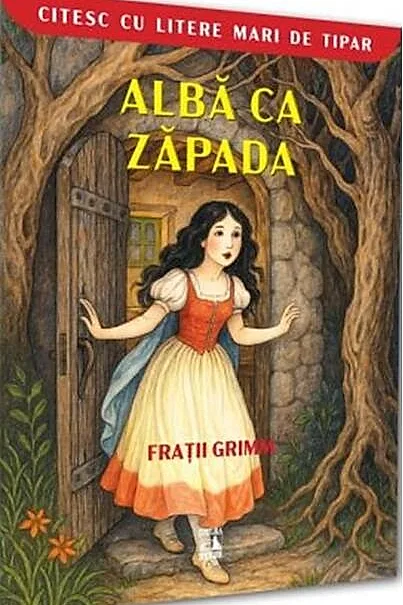 Albă ca Zăpada. Citesc cu litere mari de tipar
