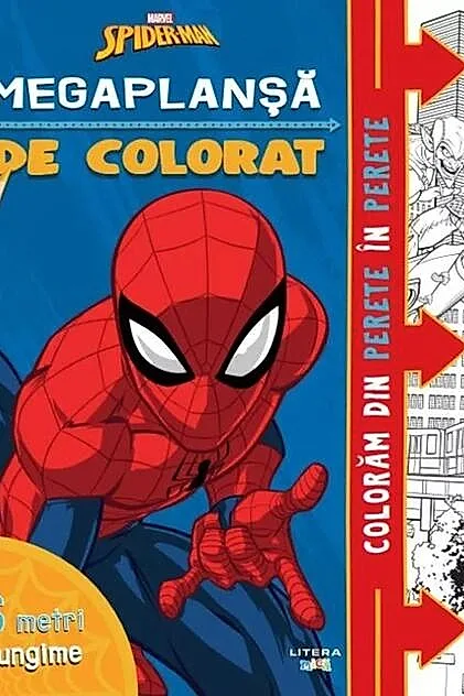 Disney. Marvel. Spider-Man. Megaplanșă de colorat