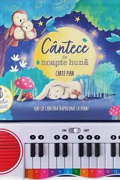 Cântece de noapte bună. Carte pian