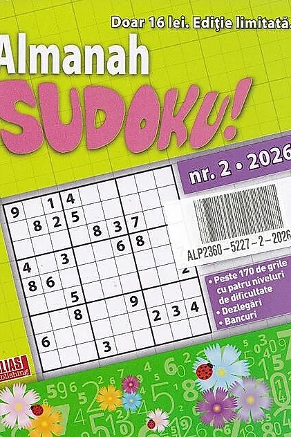 Almanah Sudoku Nr. 2/2026