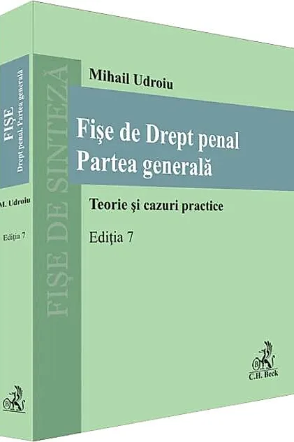 Fișe de Drept penal. Partea generală