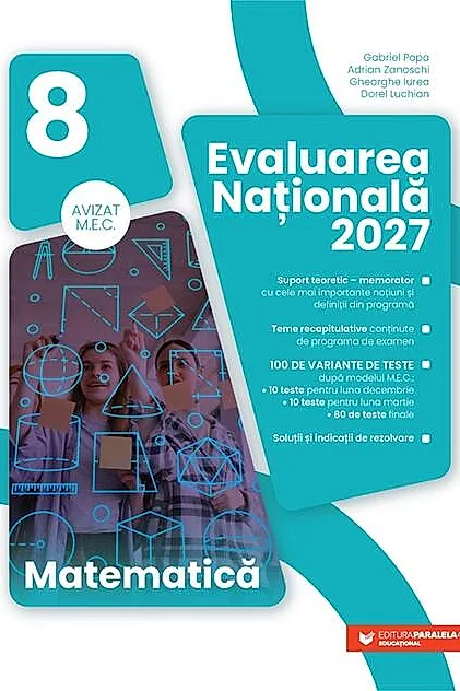 Matematică. Evaluare Națională 2027. Clasa a VIII-a