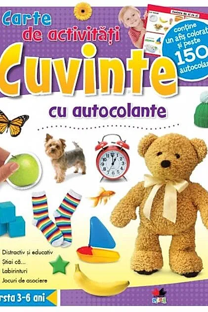 Cuvinte. Carte de activităţi cu autocolante