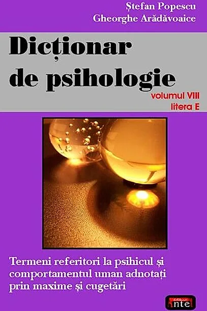 Dicţionar de psihologie (Vol. VIII)