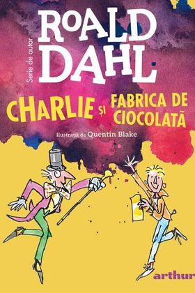 Pachet Charlie și Fabrica de Ciocolată format mare si Wonka